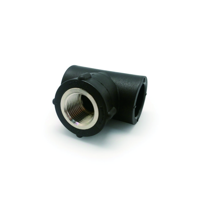 PE hot melting socket/ Internal thread tee